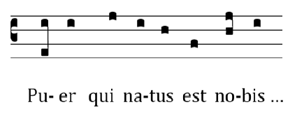 Magnificat-Antiphon Puer qui natus est nobis